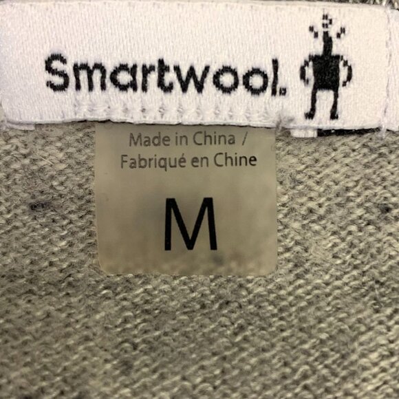 Smartwool Women's Akamina Pocket Two-Tone Gray Wool Blend Sweater Size‎ M - Picture 7 of 10